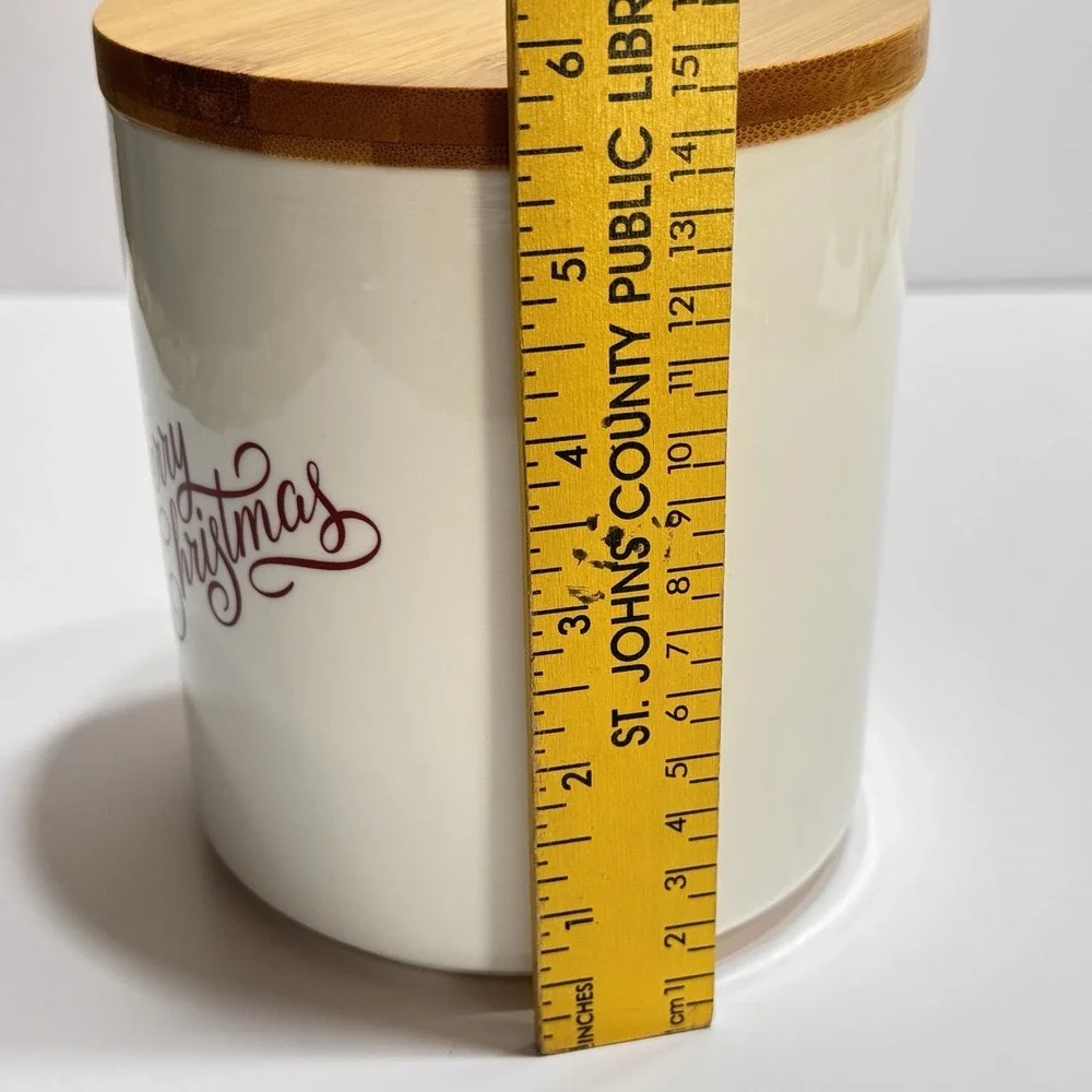 Grace Teaware Cookie Jar Canister Christmas Tree 5.75